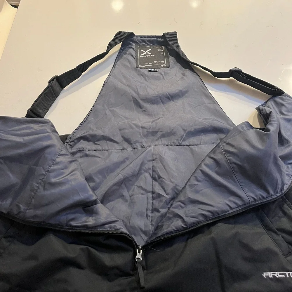 Arctix Mens Essential Insulated Bib Overalls Black Regular Fit XL/TG 3K RN111478